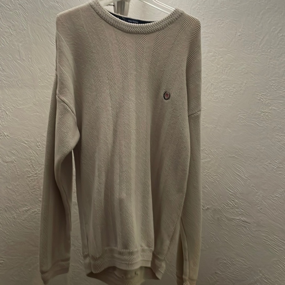 Cream hand framed sweater